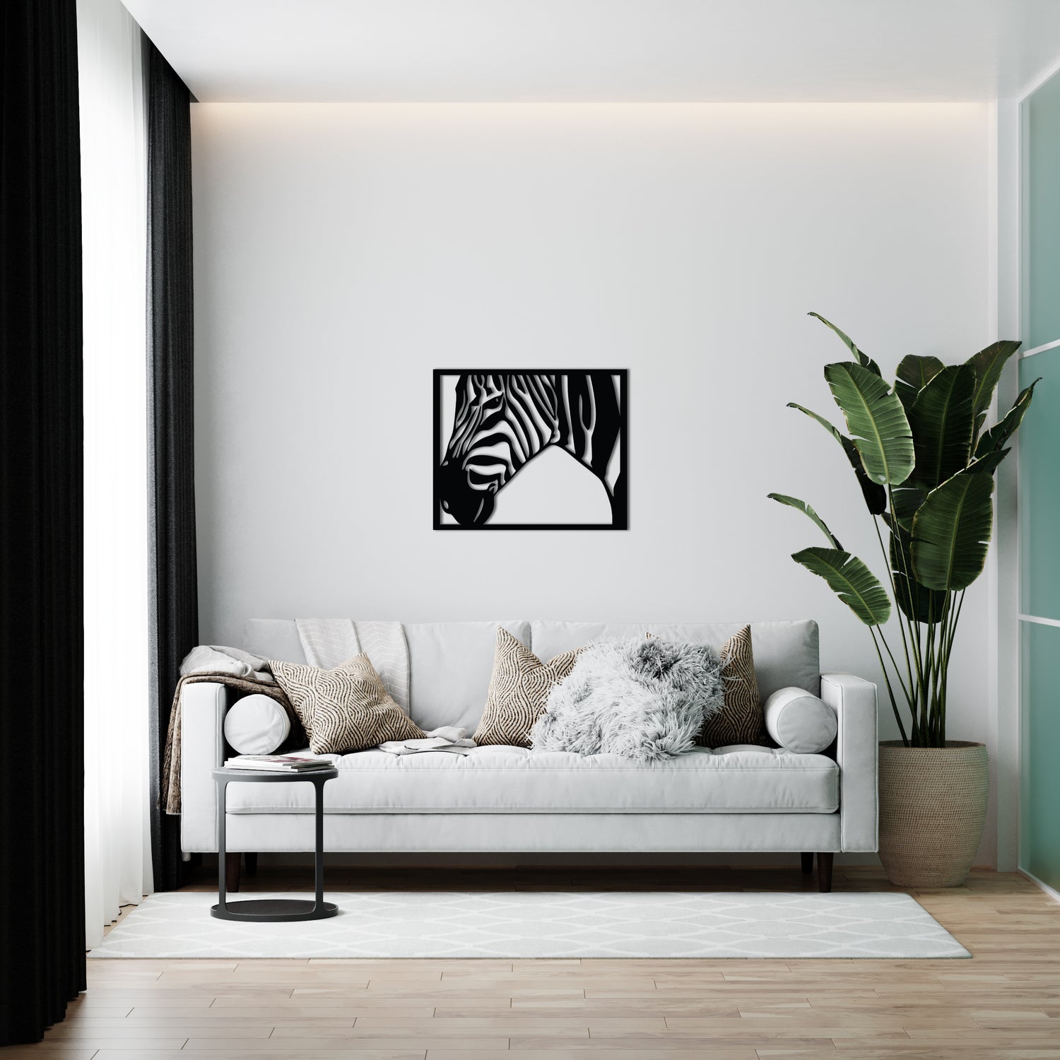 Zebra wooden wall decor - GIFTART